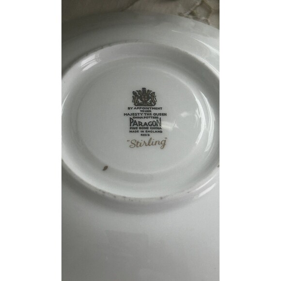 Vintage~NOS with tag Paragon “Stirling” Teacup and Saucer - Picture 6 of 9